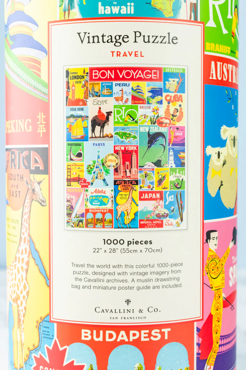 1000-Piece Bon Voyage Travel Jigsaw Puzzle - Image 4