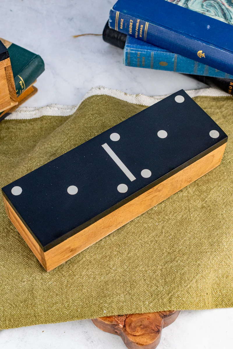 Acacia Wood Domino Set - Image 2