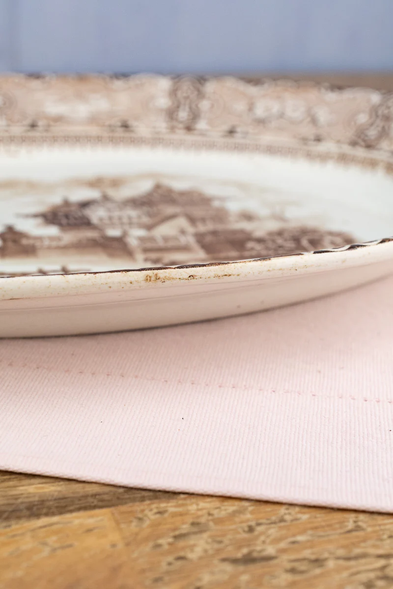 Antique Brown Transfersware Platter - Image 7