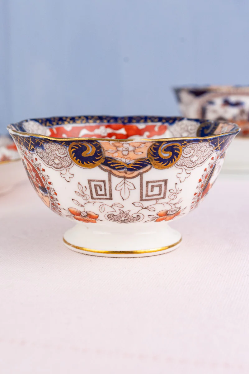 Antique English Imari Cup & Saucer - Image 13