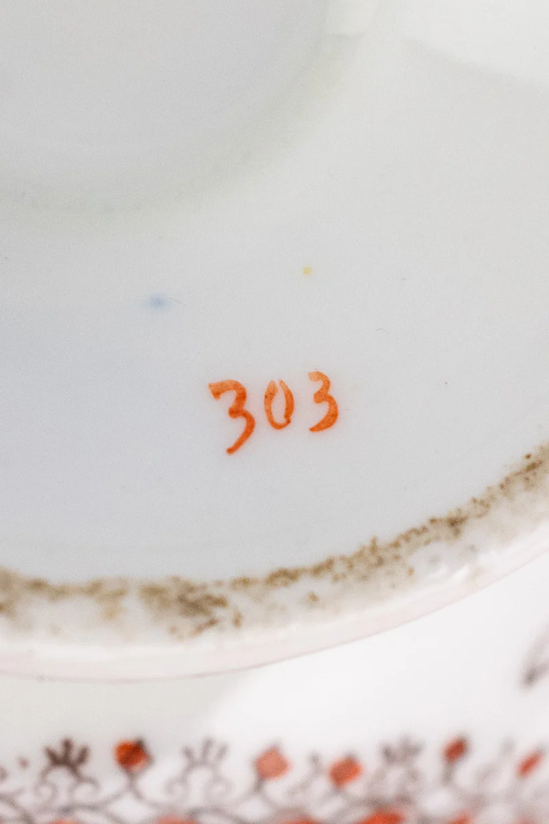 Antique English Imari Cup & Saucer - Image 18