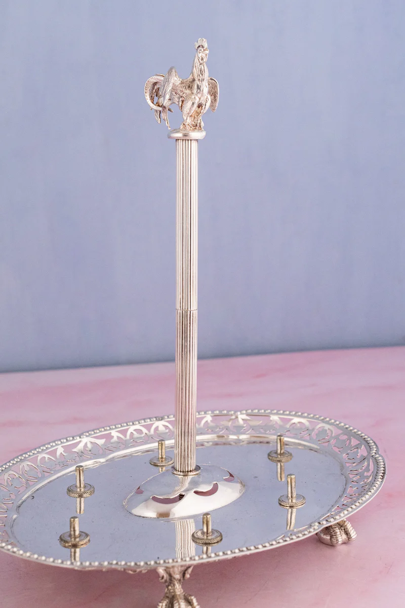 Antique English Silverplate Egg Cruet - Service for 6 - Image 11