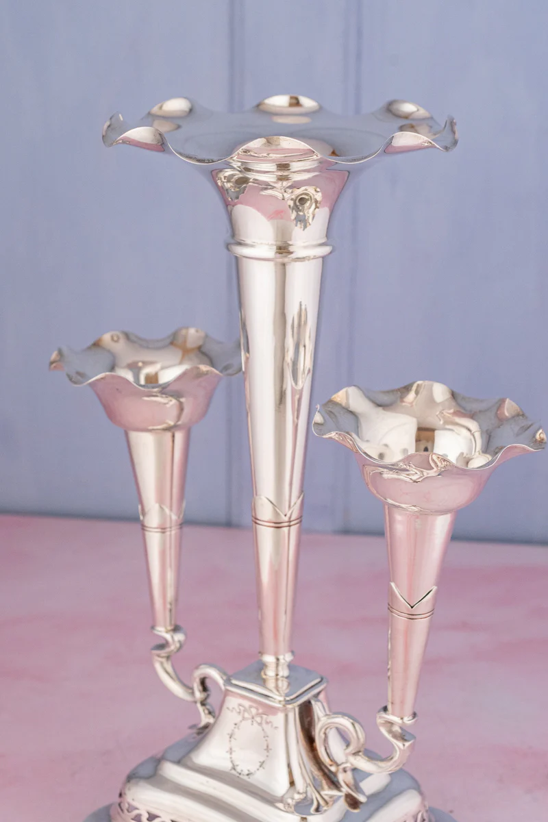 Antique English Silverplate Epergne - Image 6