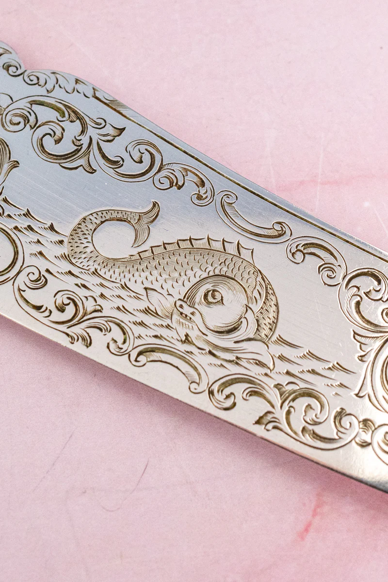Victorian Silverplate Fish Servers - Image 12