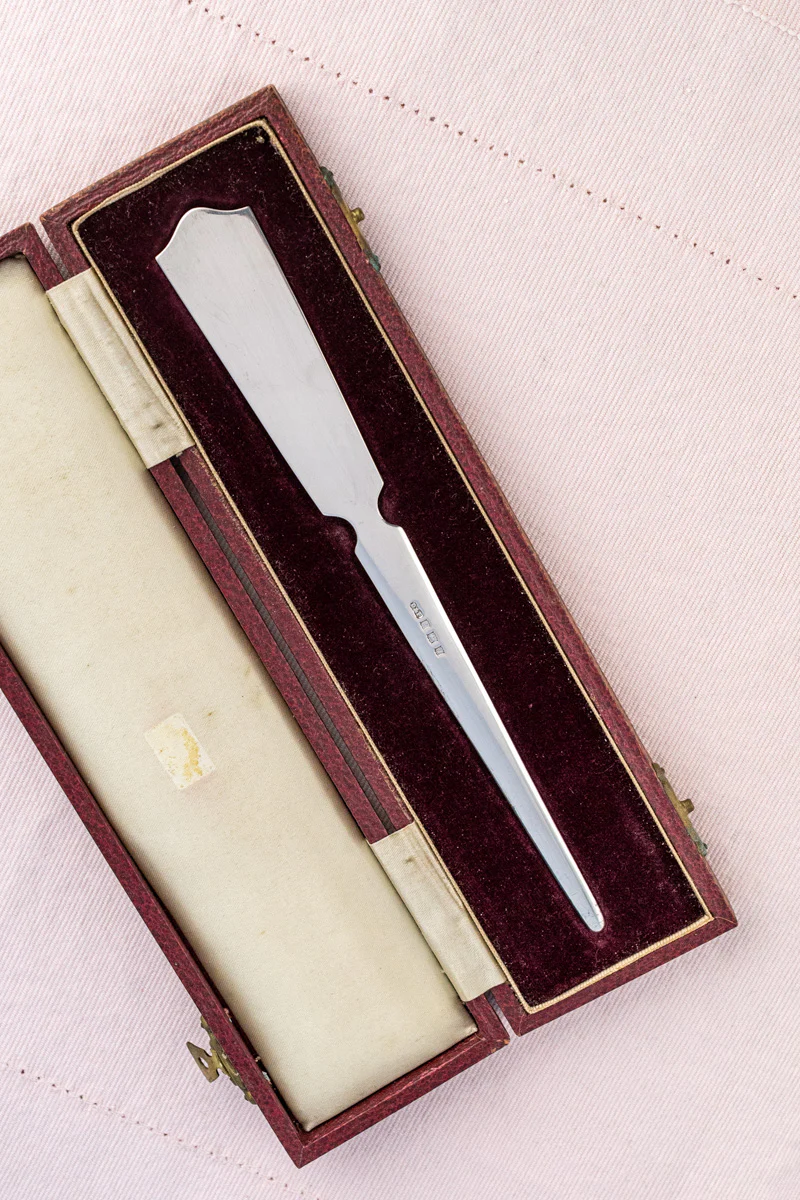 Vintage English Sterling Silver Letter Opener - Image 3
