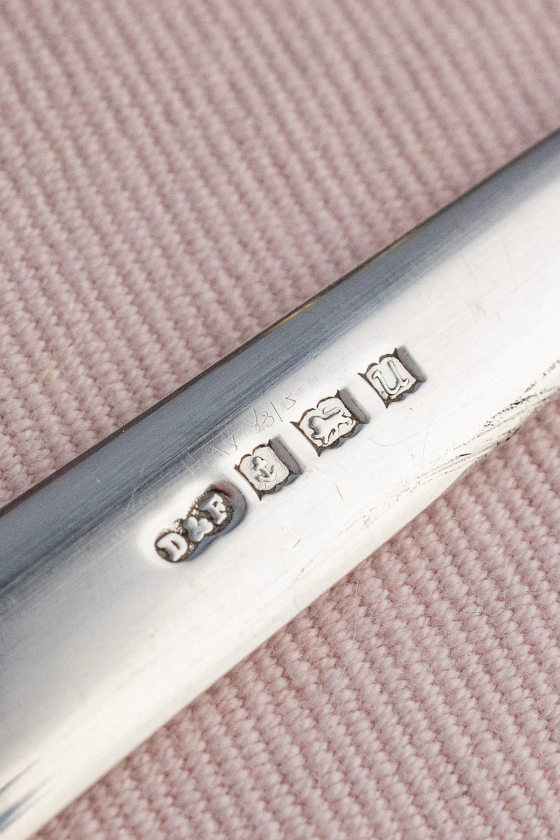 Vintage English Sterling Silver Letter Opener - Image 9