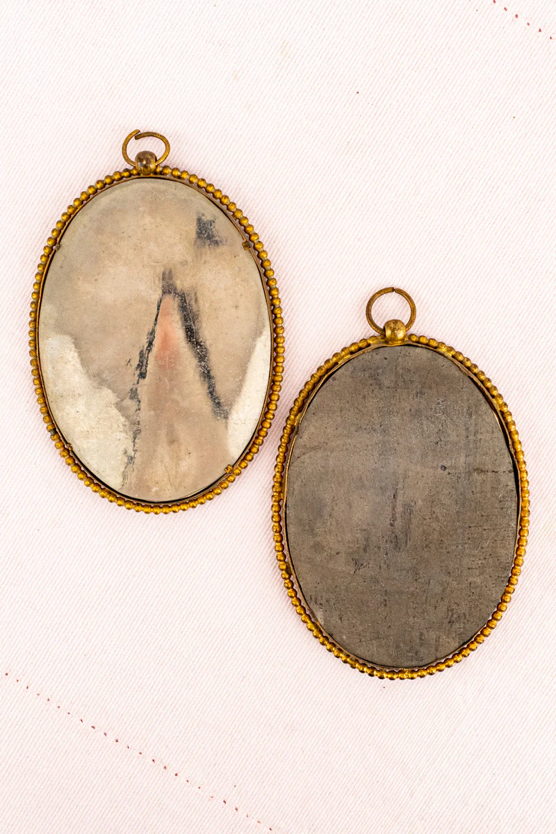 Antique French Petite Frame Pair - Image 10