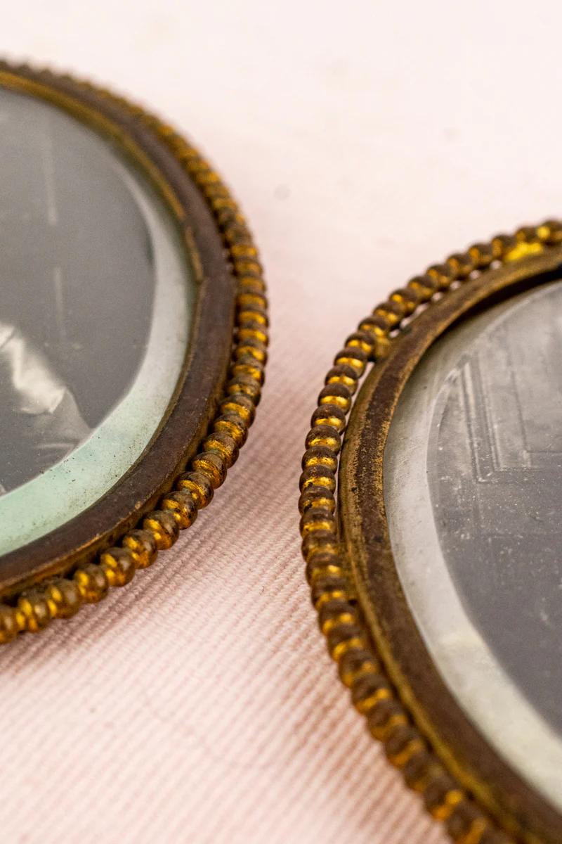 Antique French Petite Frame Pair - Image 5