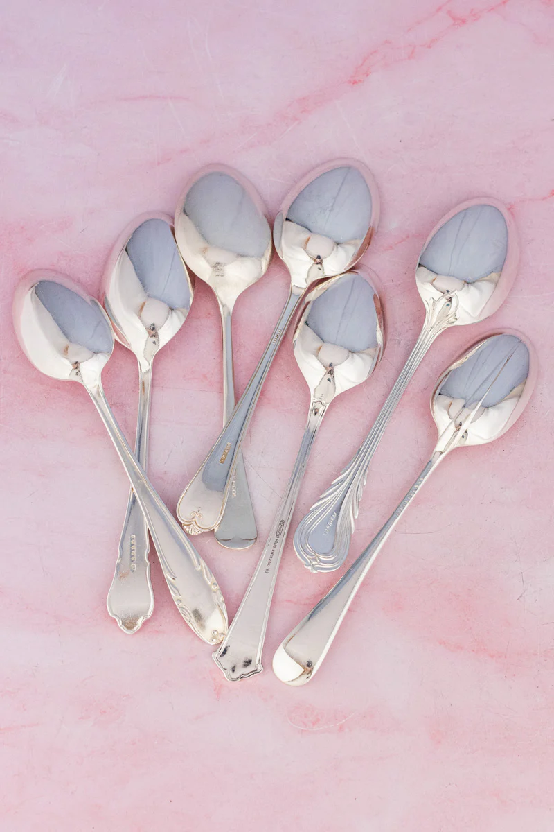 Antique English Silverplate Serving Spoon - Image 2