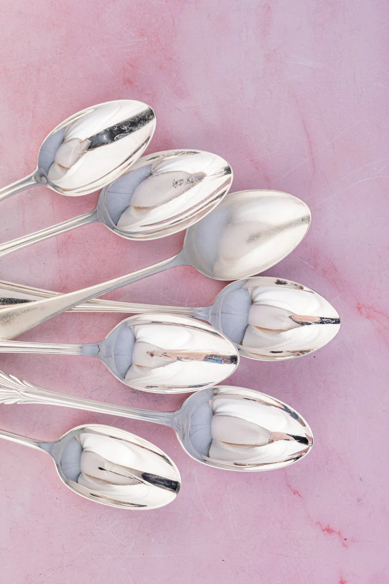 Antique English Silverplate Serving Spoon - Image 3