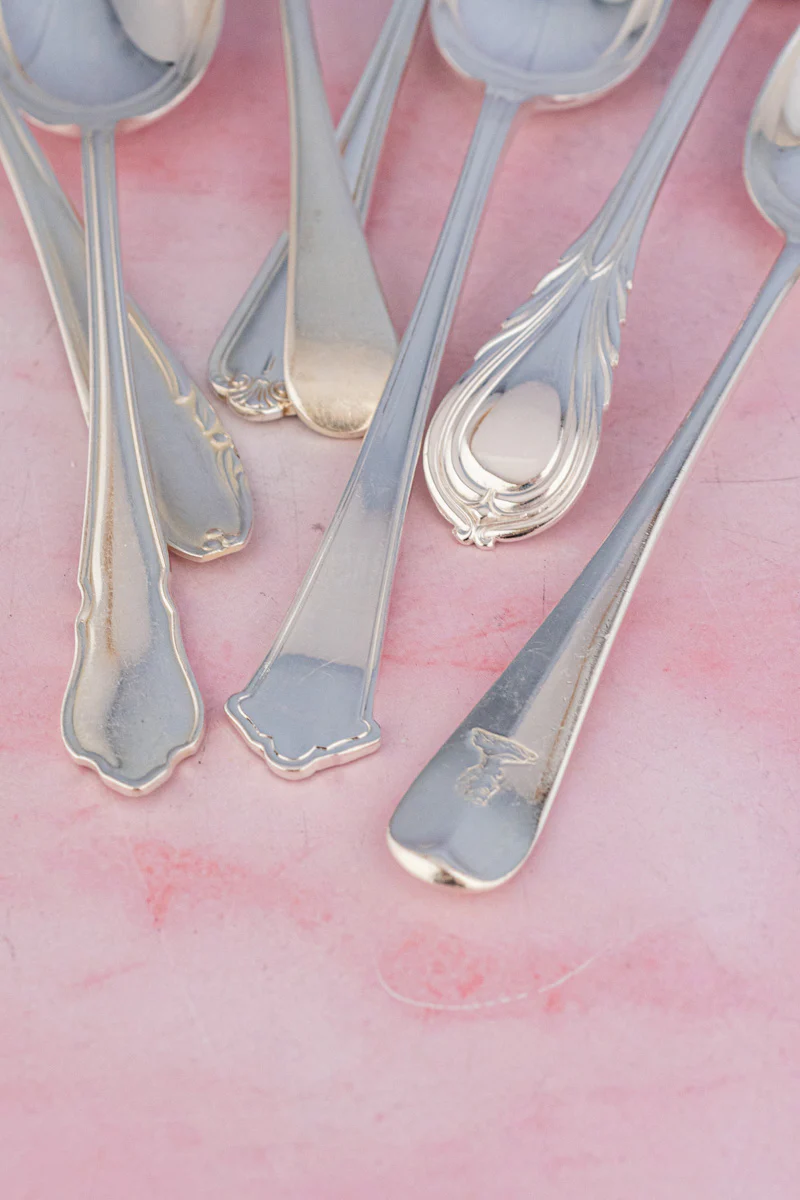 Antique English Silverplate Serving Spoon - Image 4