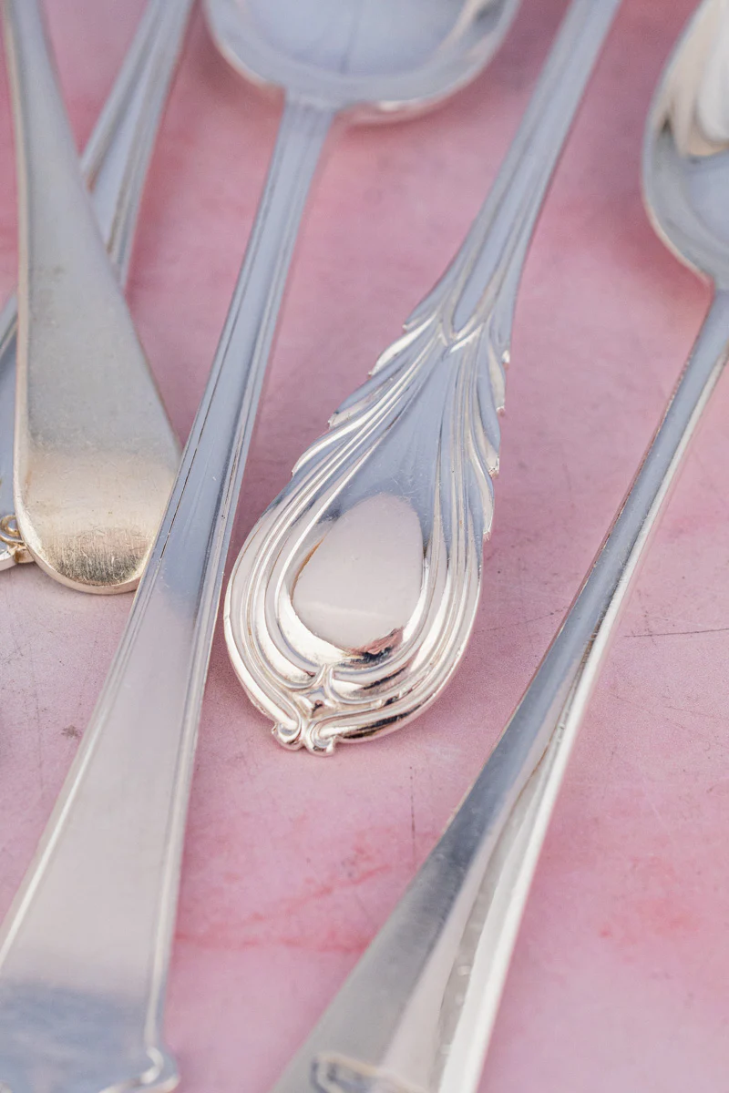 Antique English Silverplate Serving Spoon - Image 6
