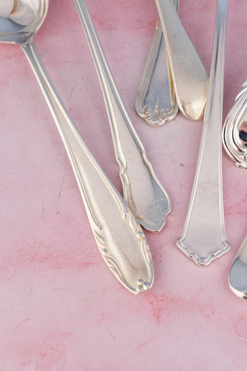 Antique English Silverplate Serving Spoon - Image 8