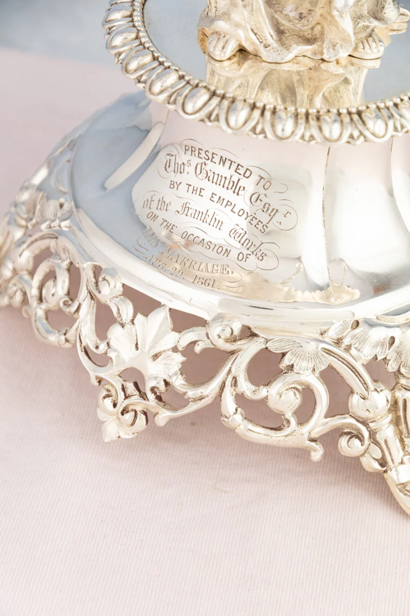 Antique English Silverplate Candelabra Épergne - Image 3