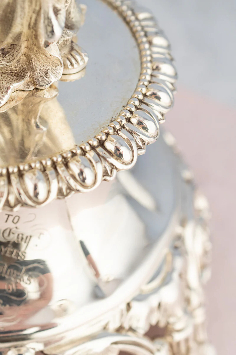 Antique English Silverplate Candelabra Épergne - Image 9