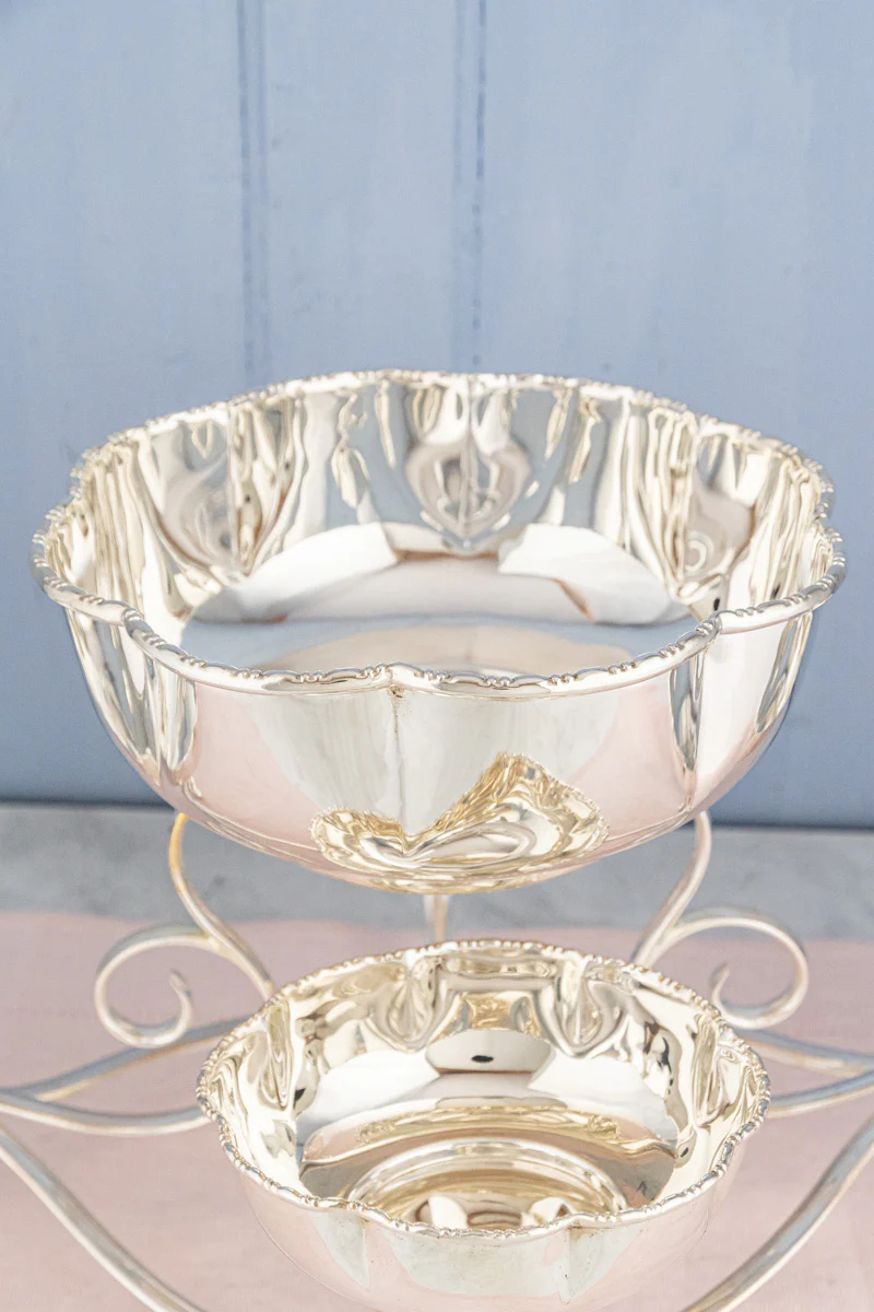 Antique Silverplate Centerpiece Epergne - Image 4
