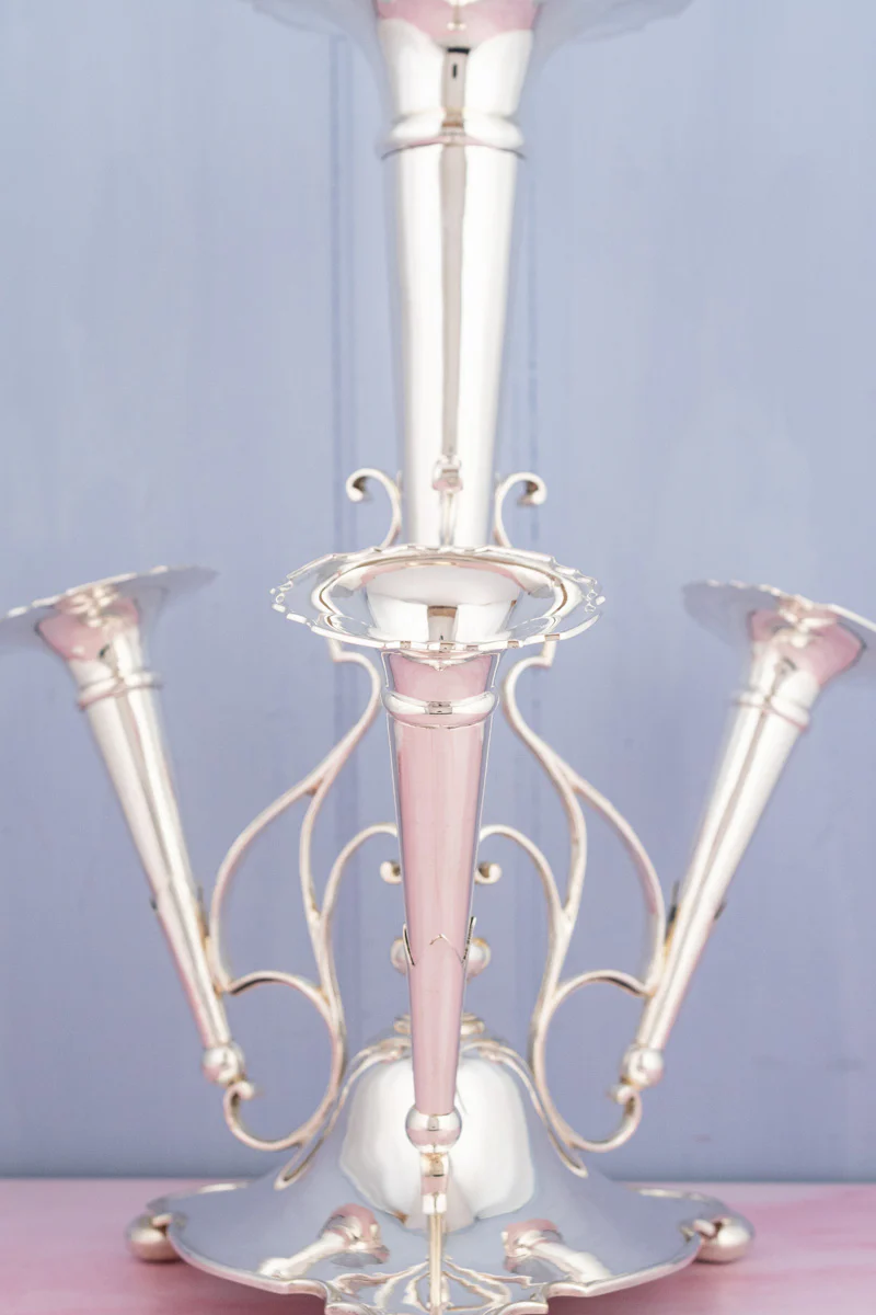 Antique English Silverplate Epergne - Image 5