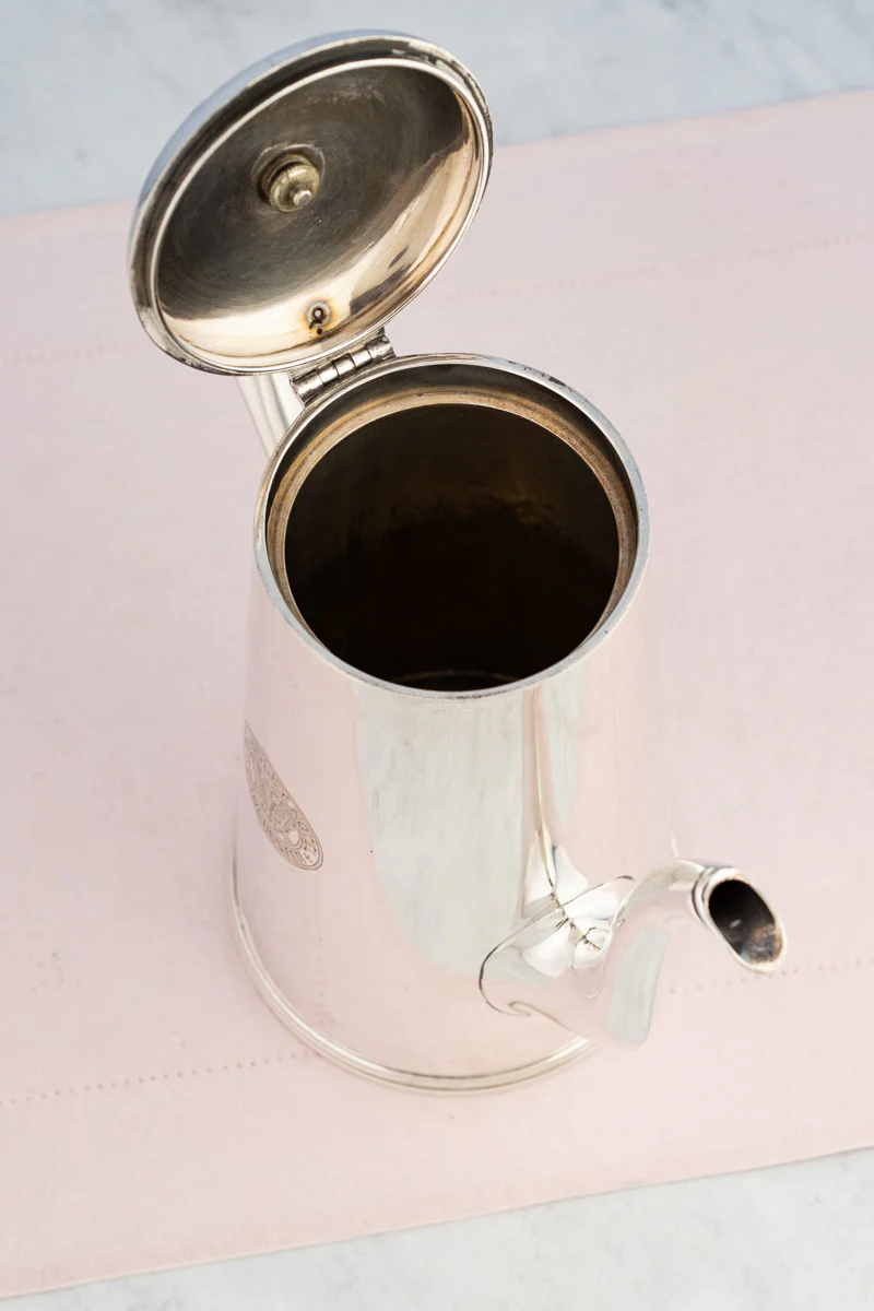 Antique Silverplate Mosley Hotel Coffee Pot - Image 10