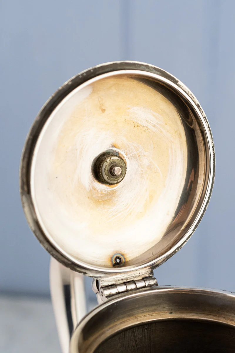 Antique Silverplate Mosley Hotel Coffee Pot - Image 11