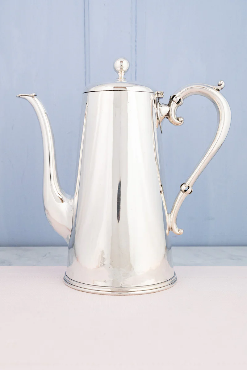 Antique Silverplate Mosley Hotel Coffee Pot - Image 12