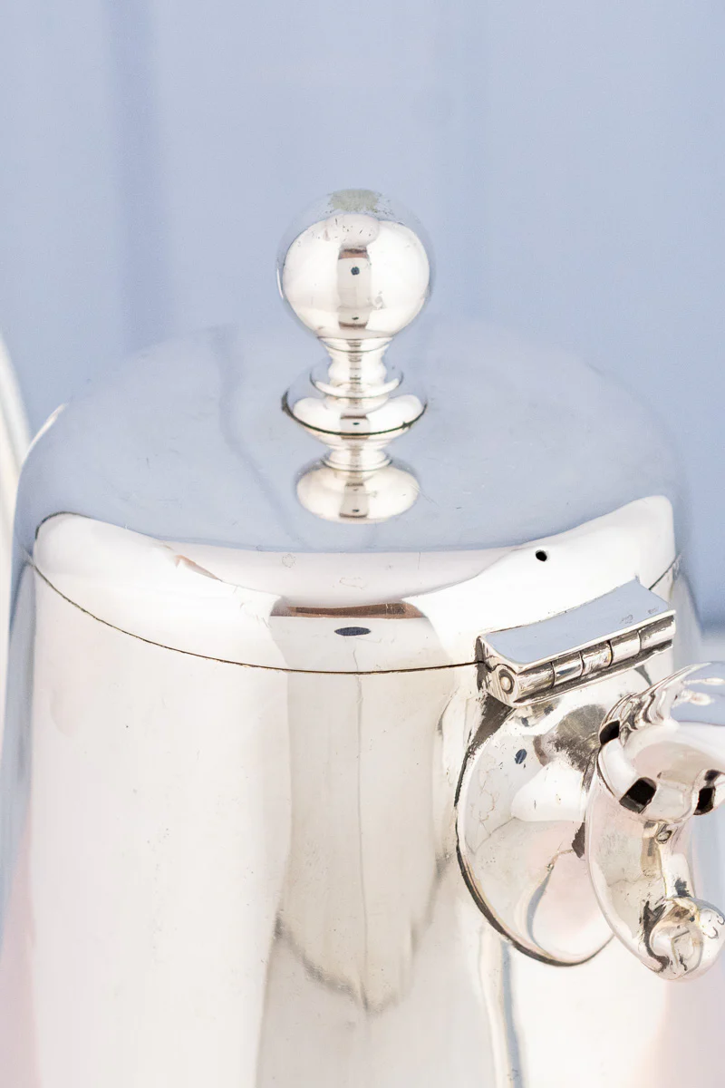 Antique Silverplate Mosley Hotel Coffee Pot - Image 7