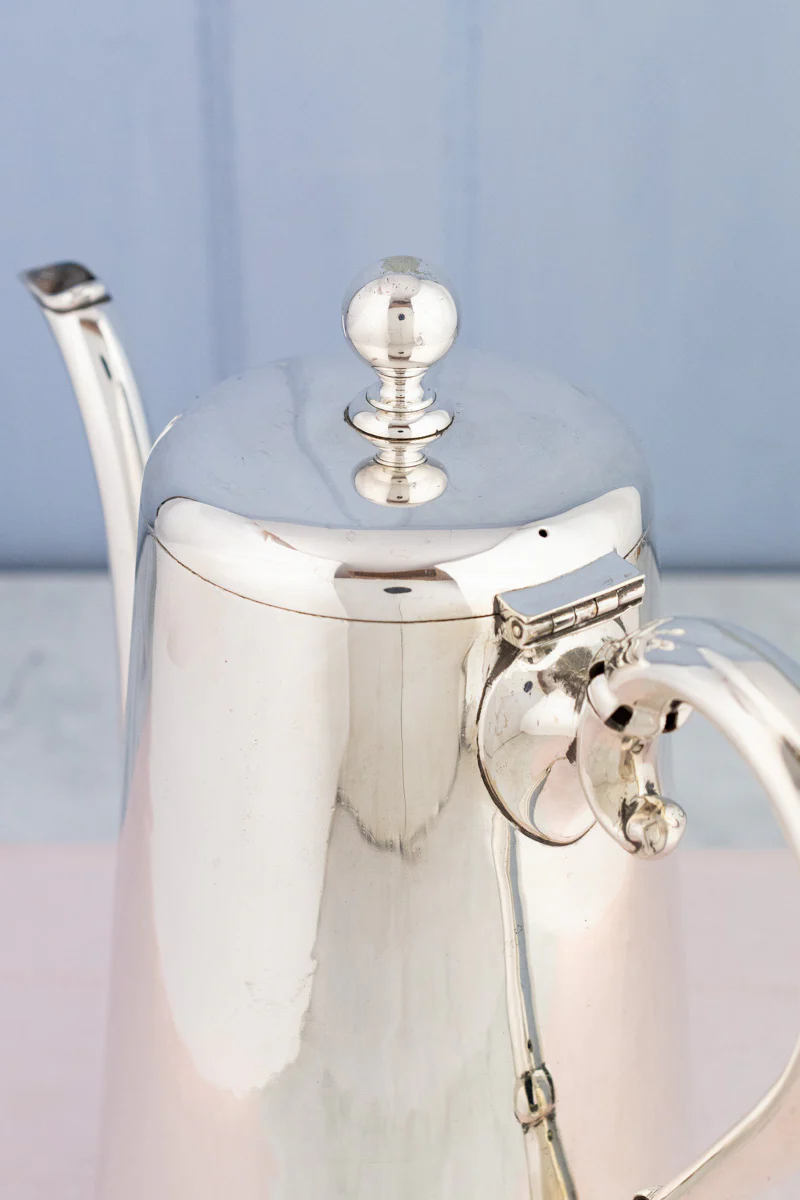 Antique Silverplate Mosley Hotel Coffee Pot - Image 8
