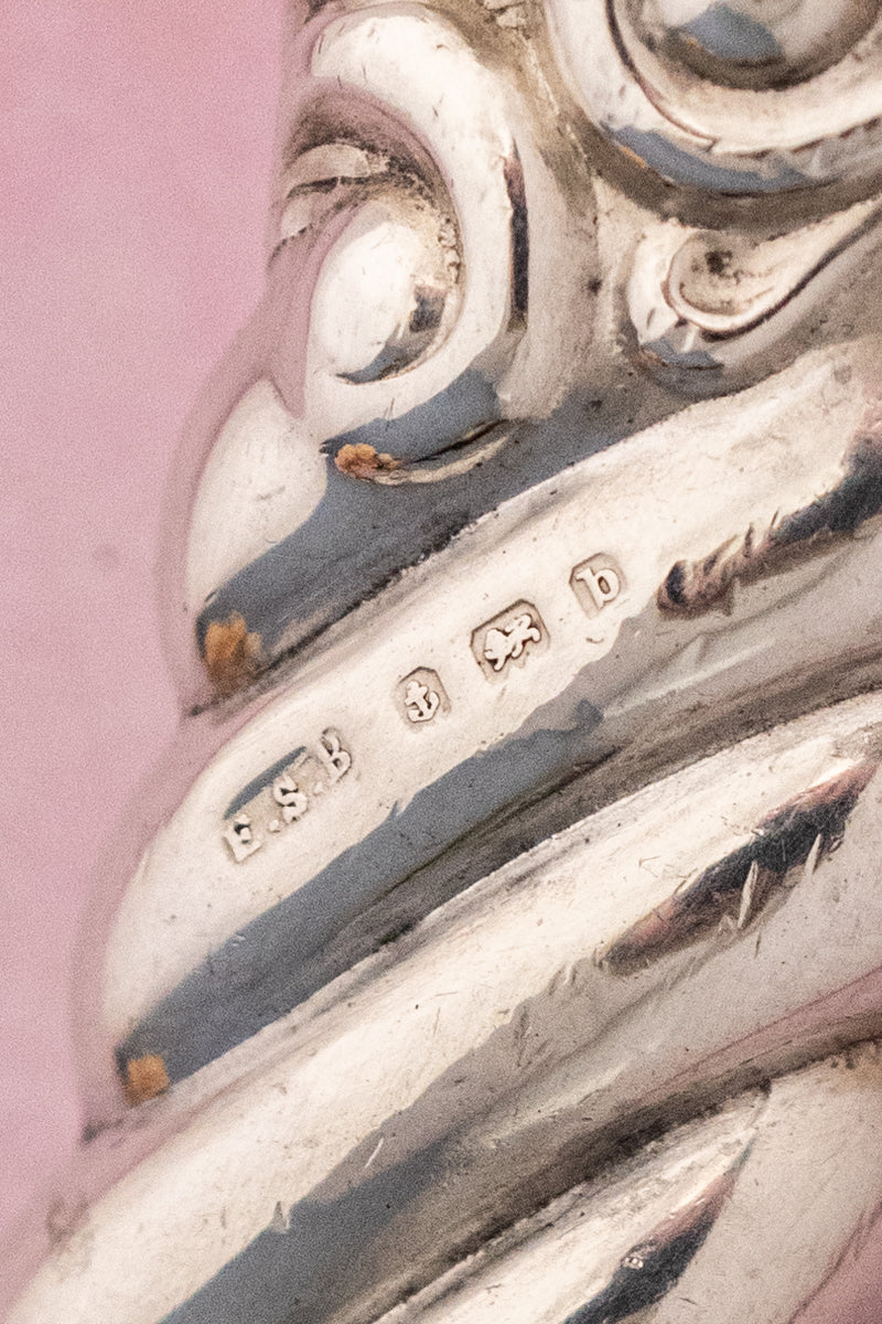 1901 Sterling Silver Handle Cake Knife - Image 11