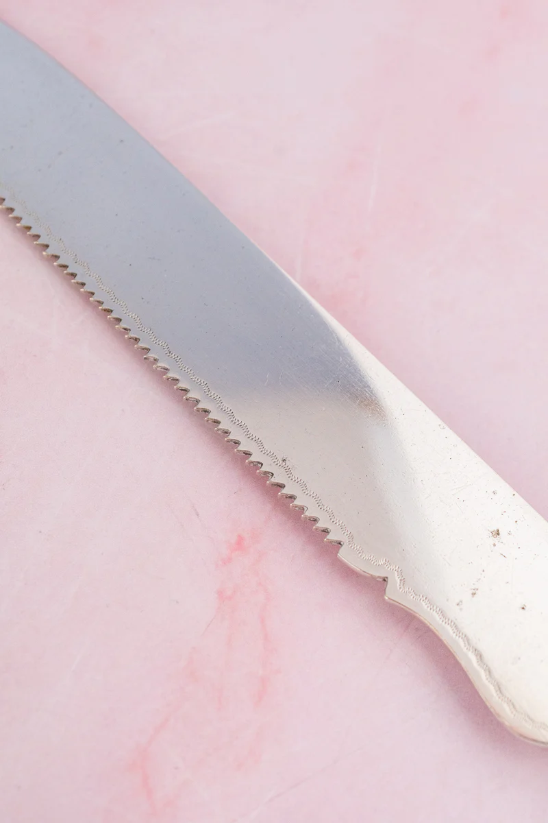 1901 Sterling Silver Handle Cake Knife - Image 9