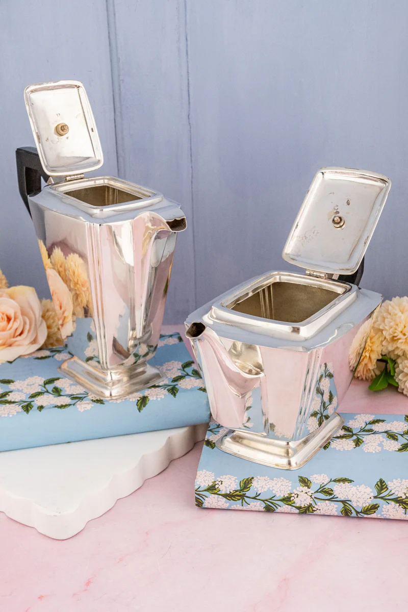 Art Deco Silverplate 4 Piece Tea & Coffee Service - Image 6