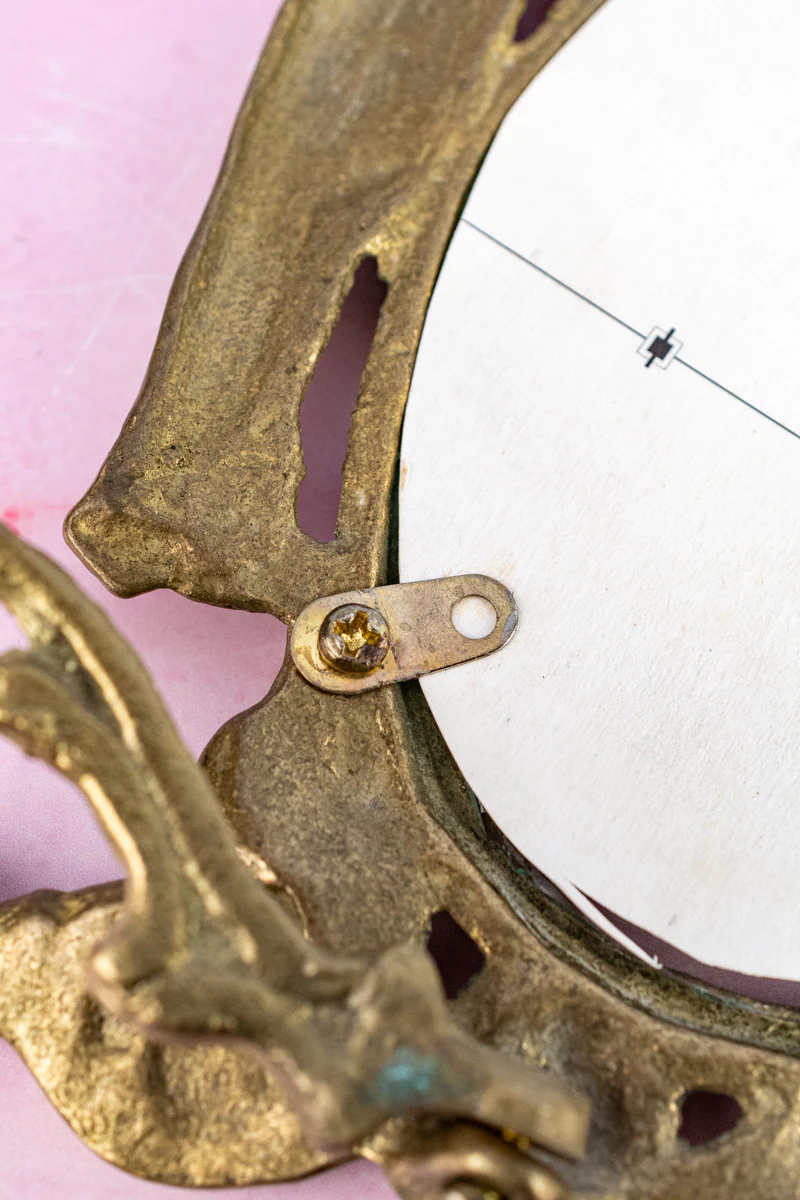 Art Nouveau Brass Picture Frame - Image 15