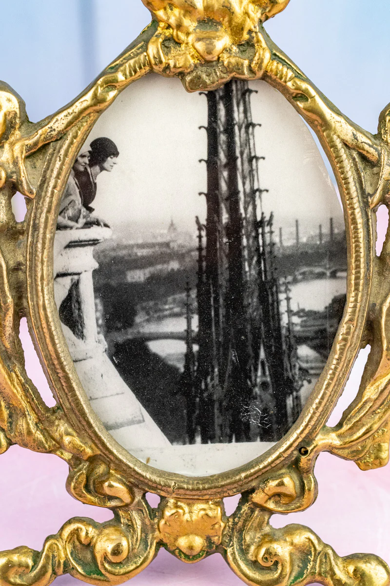 Art Nouveau Brass Picture Frame - Image 3