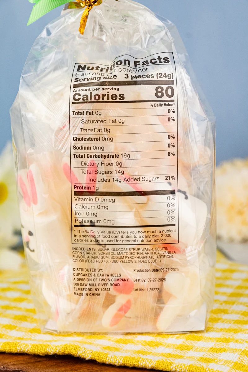Bunny Marshmallow Gift Bag - Image 5