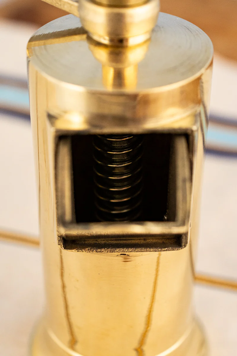 Chef's Mate Brass Pepper Mill - Image 11
