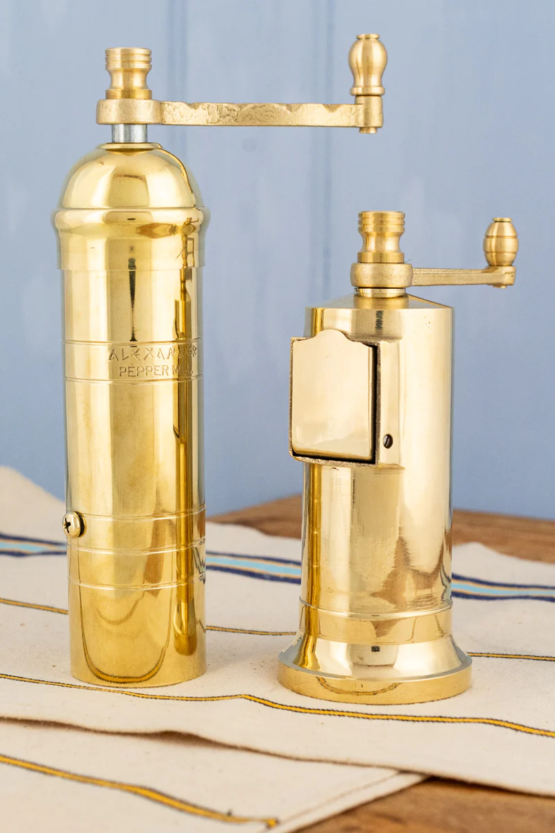 Chef's Mate Brass Pepper Mill - Image 15