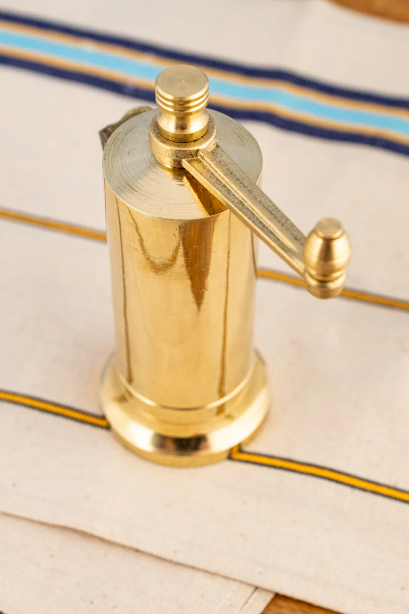 Chef's Mate Brass Pepper Mill - Image 7