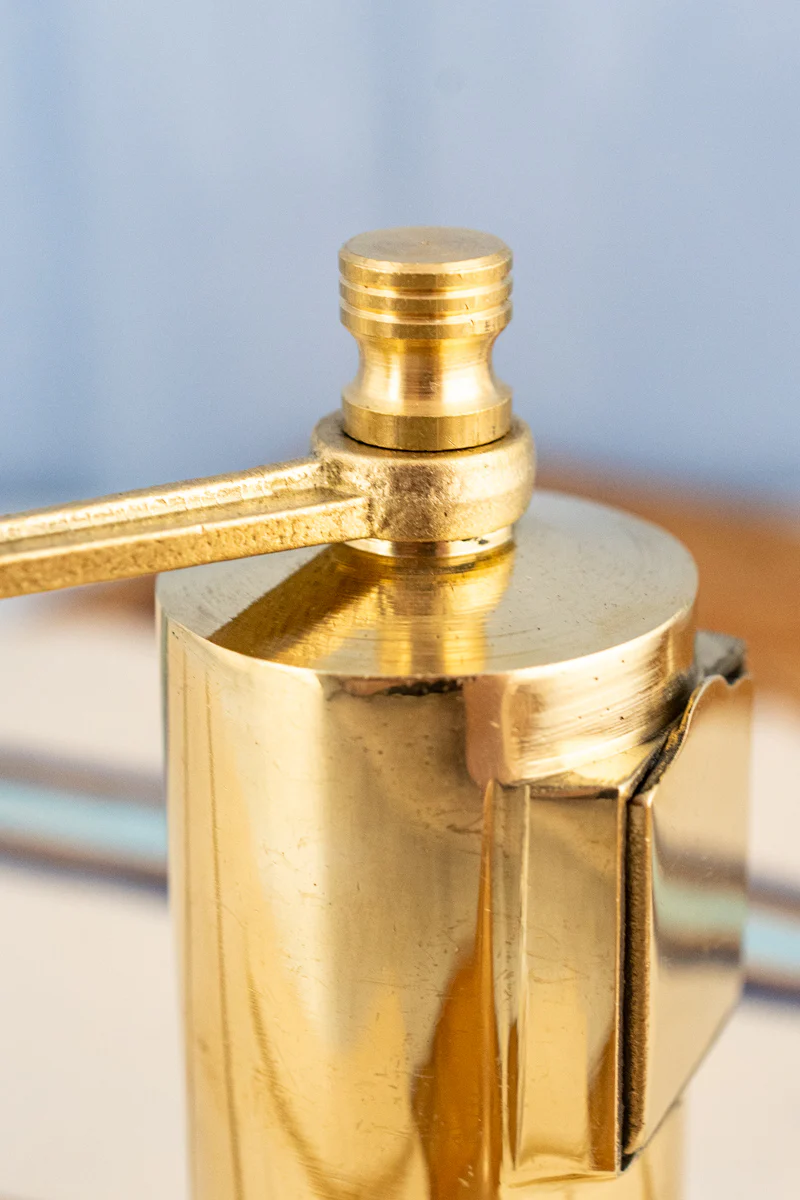Chef's Mate Brass Pepper Mill - Image 9