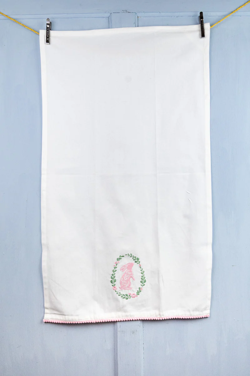 Spring Bunny Towel Pair - Image 2