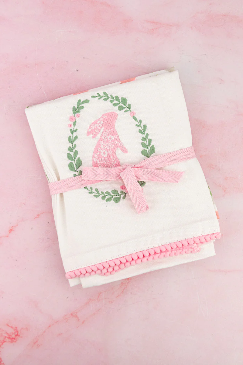 Spring Bunny Towel Pair - Image 3