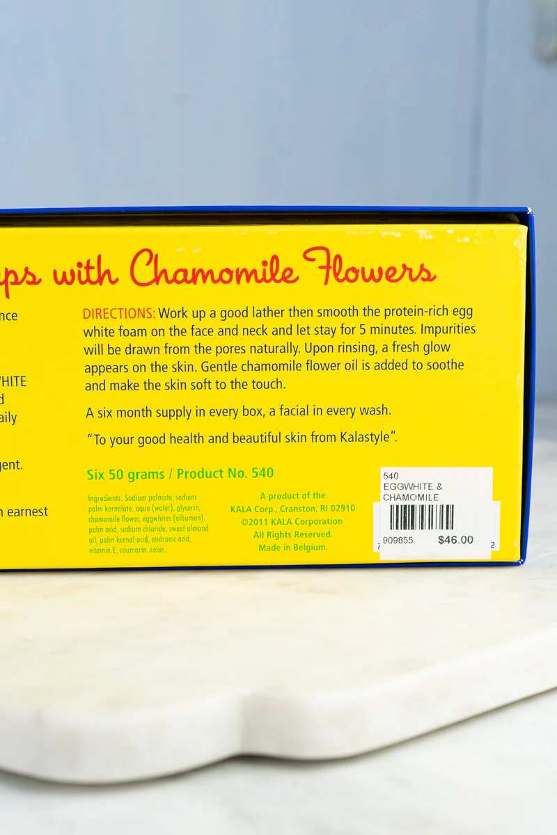 Eggwhite Facial Soap with Chamomile Flowers - Image 6