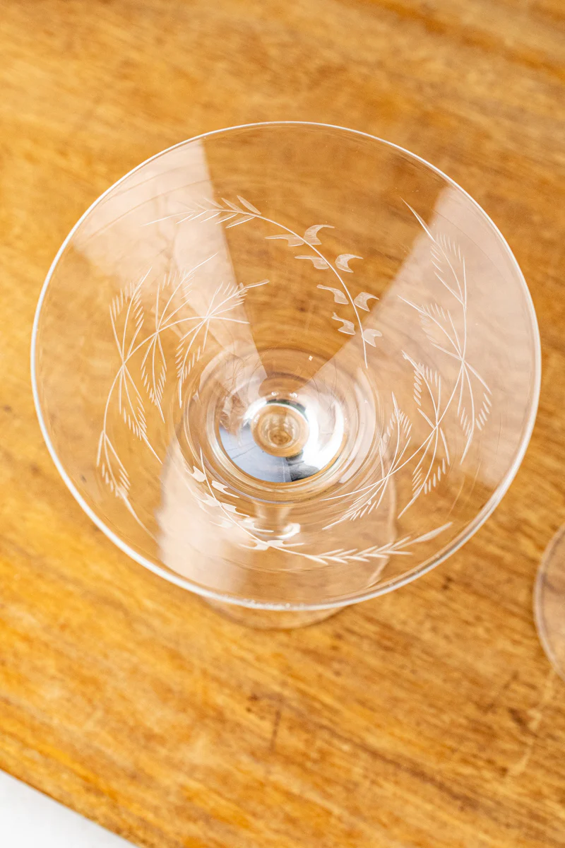 Fern Martini Glasses - Set of 2 - Image 5