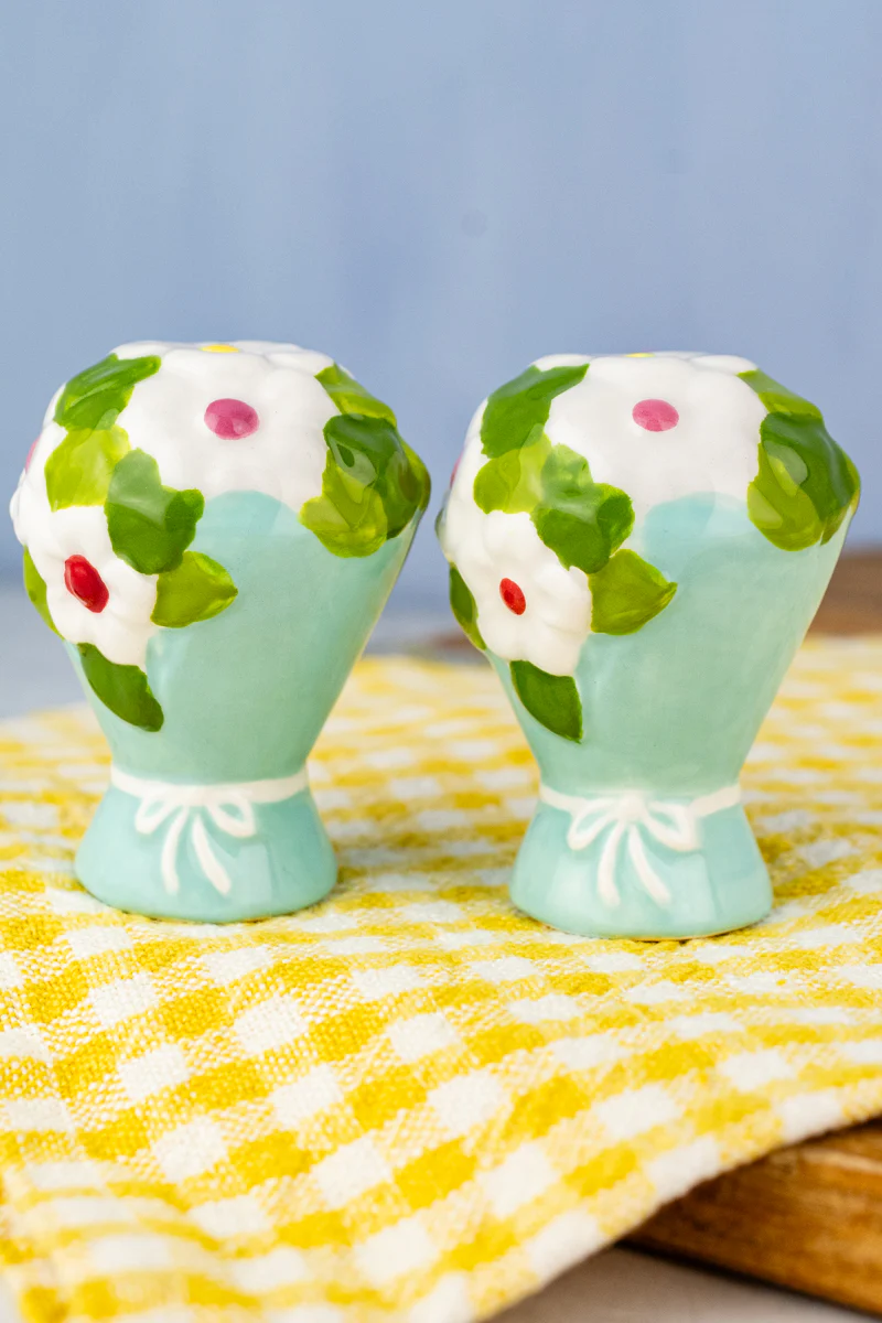 Floral Bouquet Salt & Pepper Shakers - Image 3