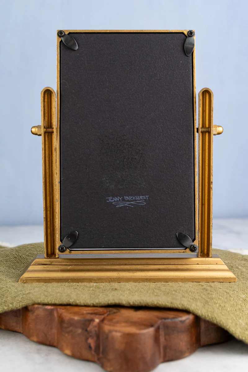 Gilt Metal Deco Frame - Image 6
