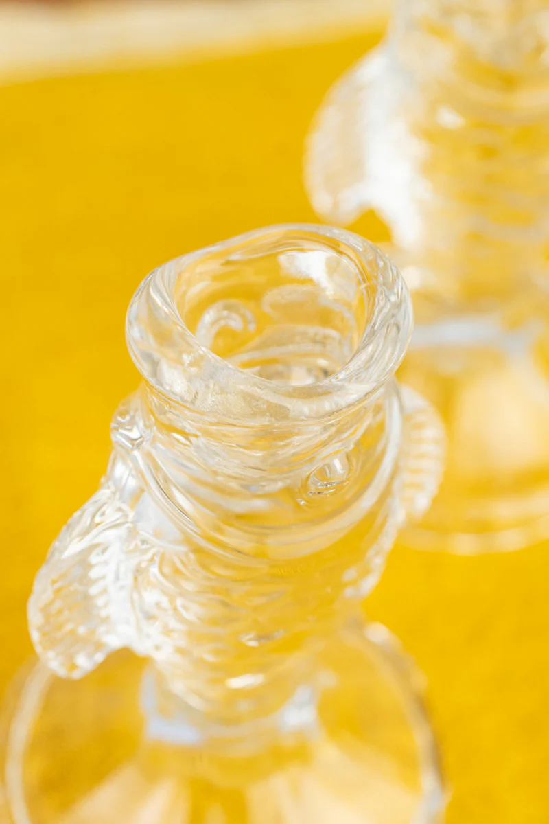 Glass Fish Candlesticks - Set of 2 - Image 6