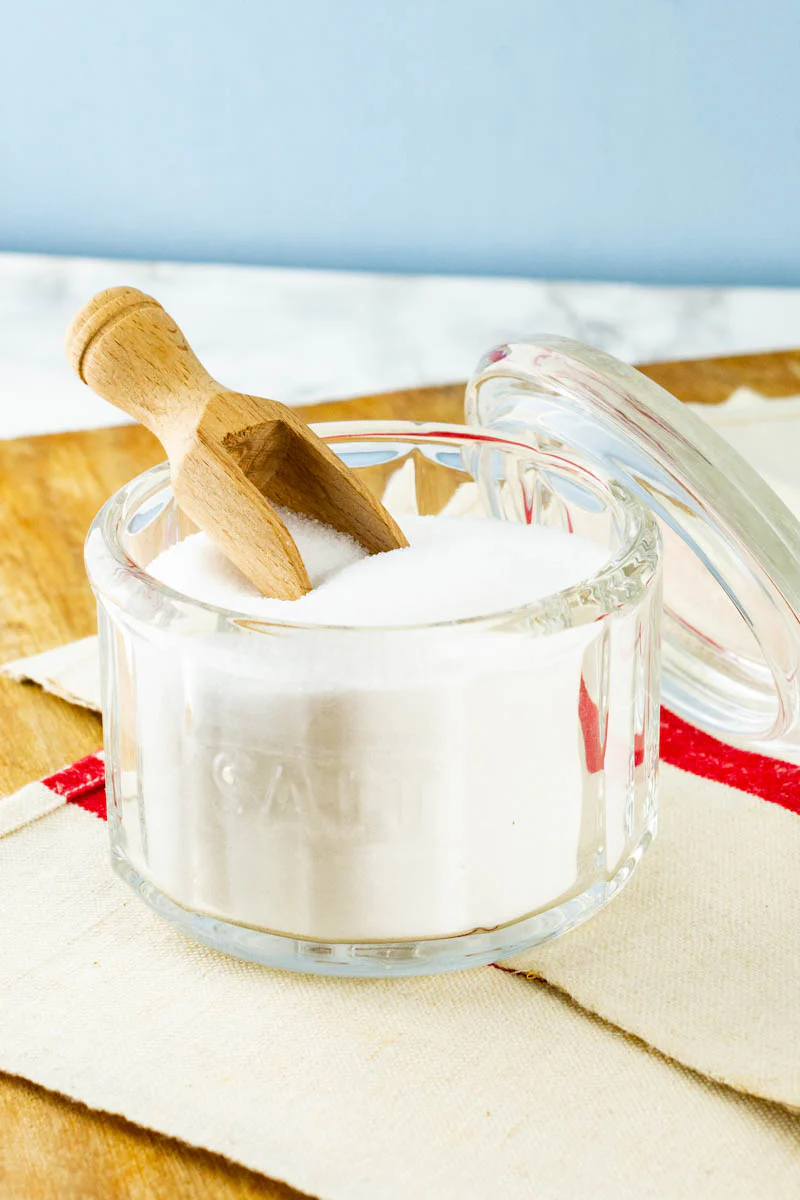 Glass Salt Pot With Scoop - Image 2