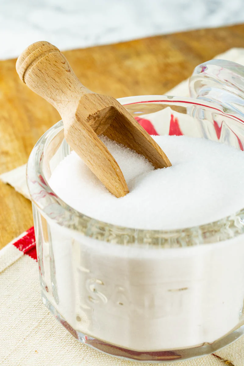 Glass Salt Pot With Scoop - Image 4