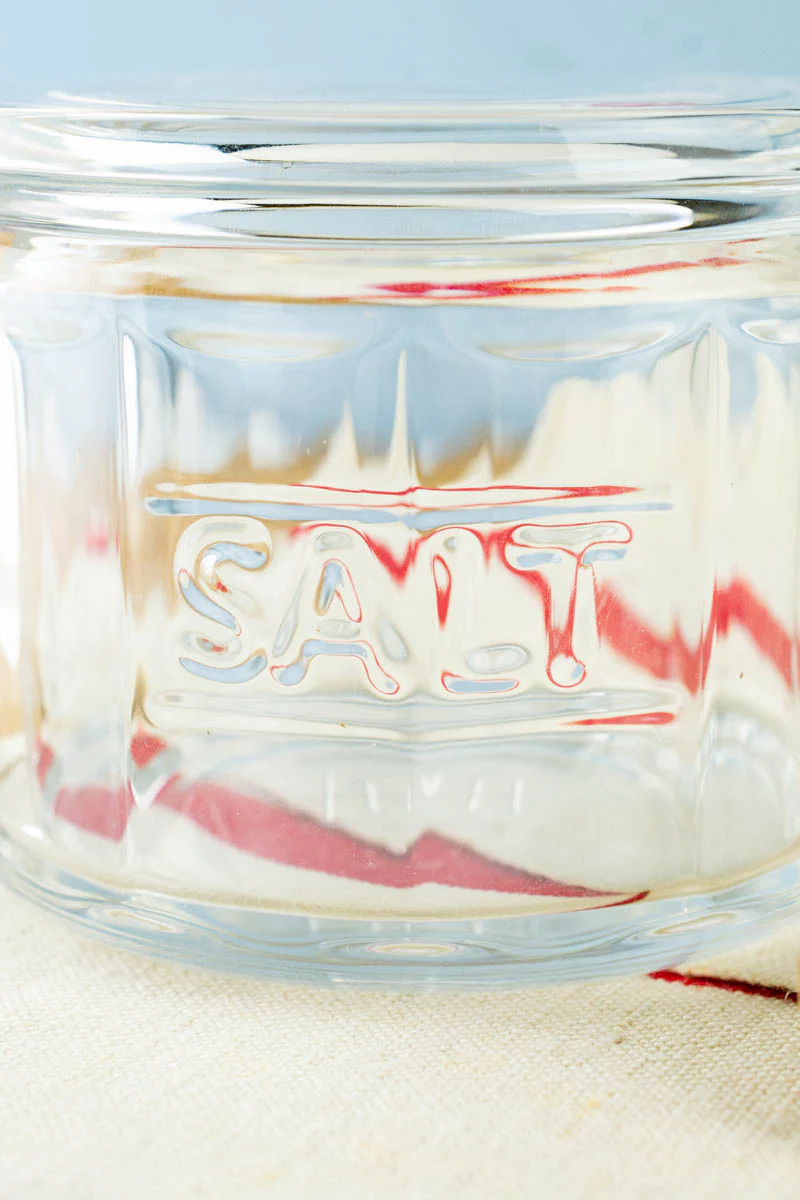 Glass Salt Pot With Scoop - Image 6