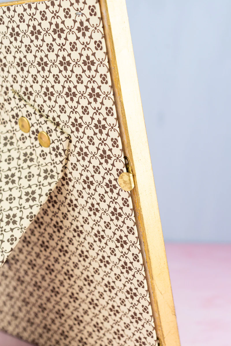 Rectangular Italian Cream and Gold Frame - Image 4