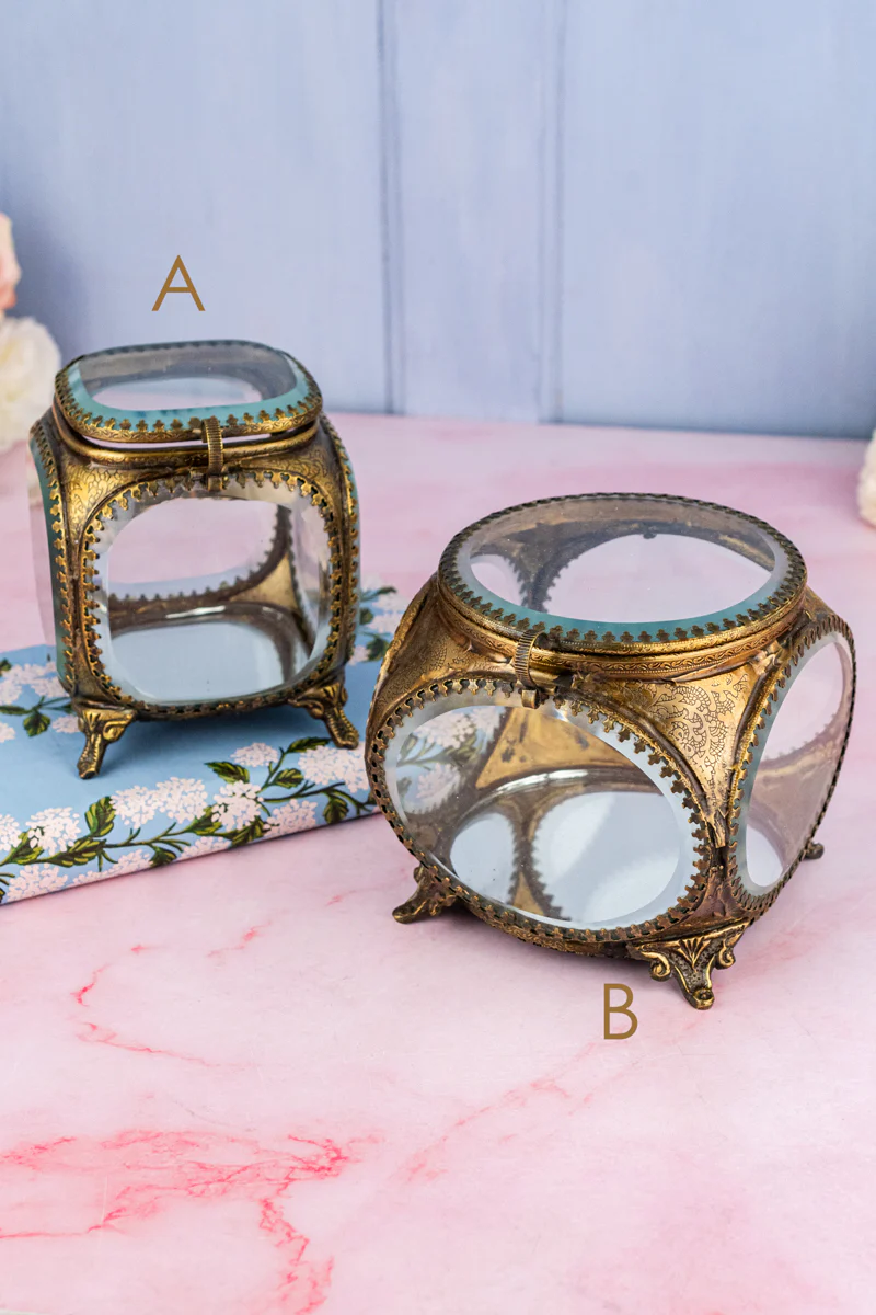 Beveled Glass Jewelry Box - Image 3