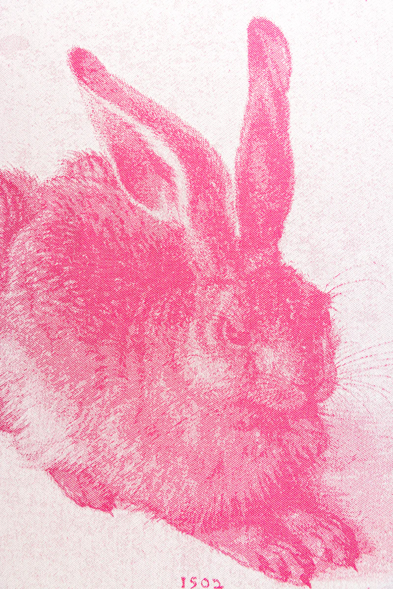 Moutet "Young Hare" Easter Tea Towel - Image 2