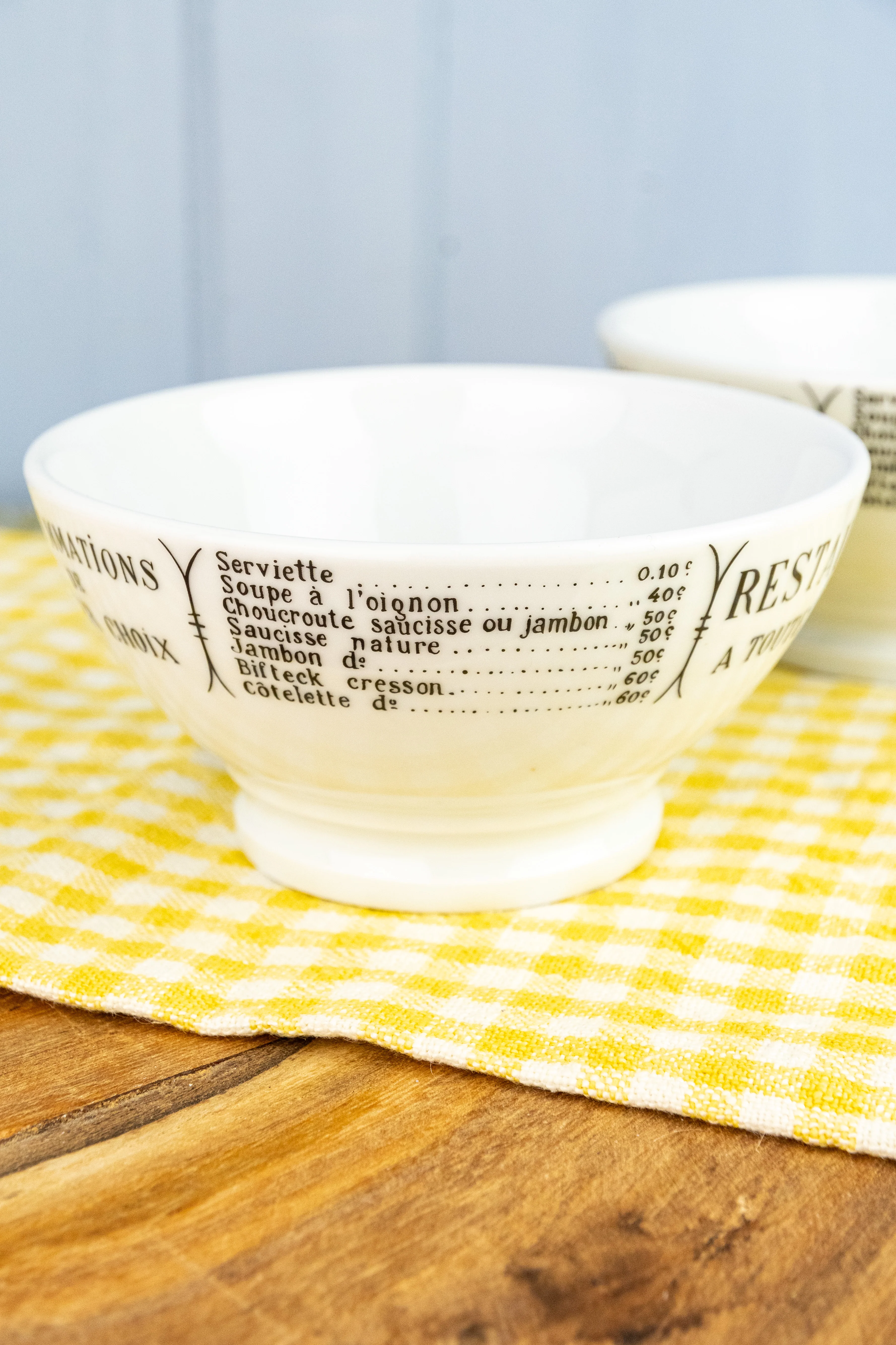 Pillivuyt Brasserie Café au Lait Bowl - Set of 2 - Image 7
